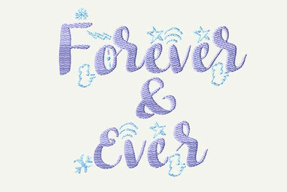 Forever Ever Decorative Lettering