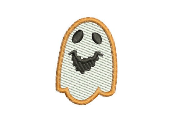 Funny Ghost Embroidery Design