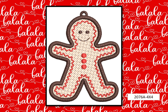 Gingerman FSL: A Sparkling Holiday Embroidery Staple