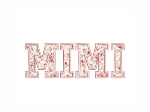 Mimi Applique Embroidery Design