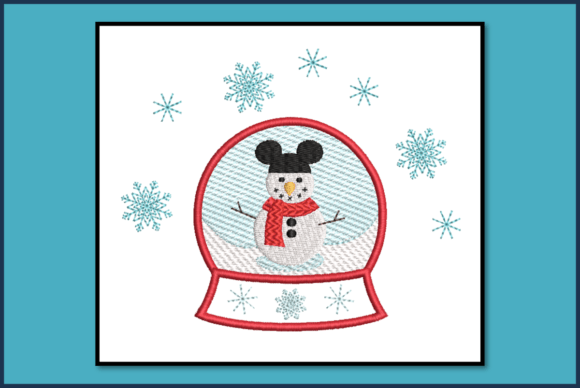 Snowman Globe: A Boutique Embroidery Review